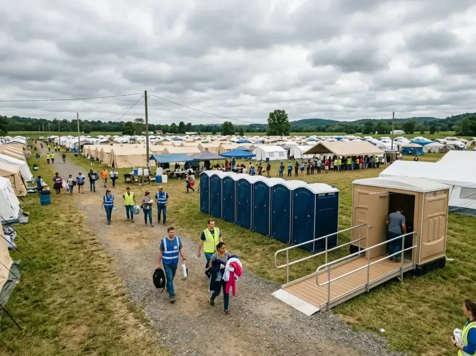 disaster-relief-camp-restrooms-010 — frequently asked questions, Dumpster & Portable Bathrooms Rental in McLeansboro, IL